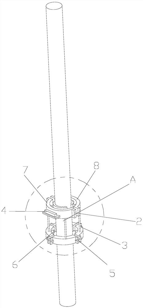 Safety monitoring device and method for power distribution network