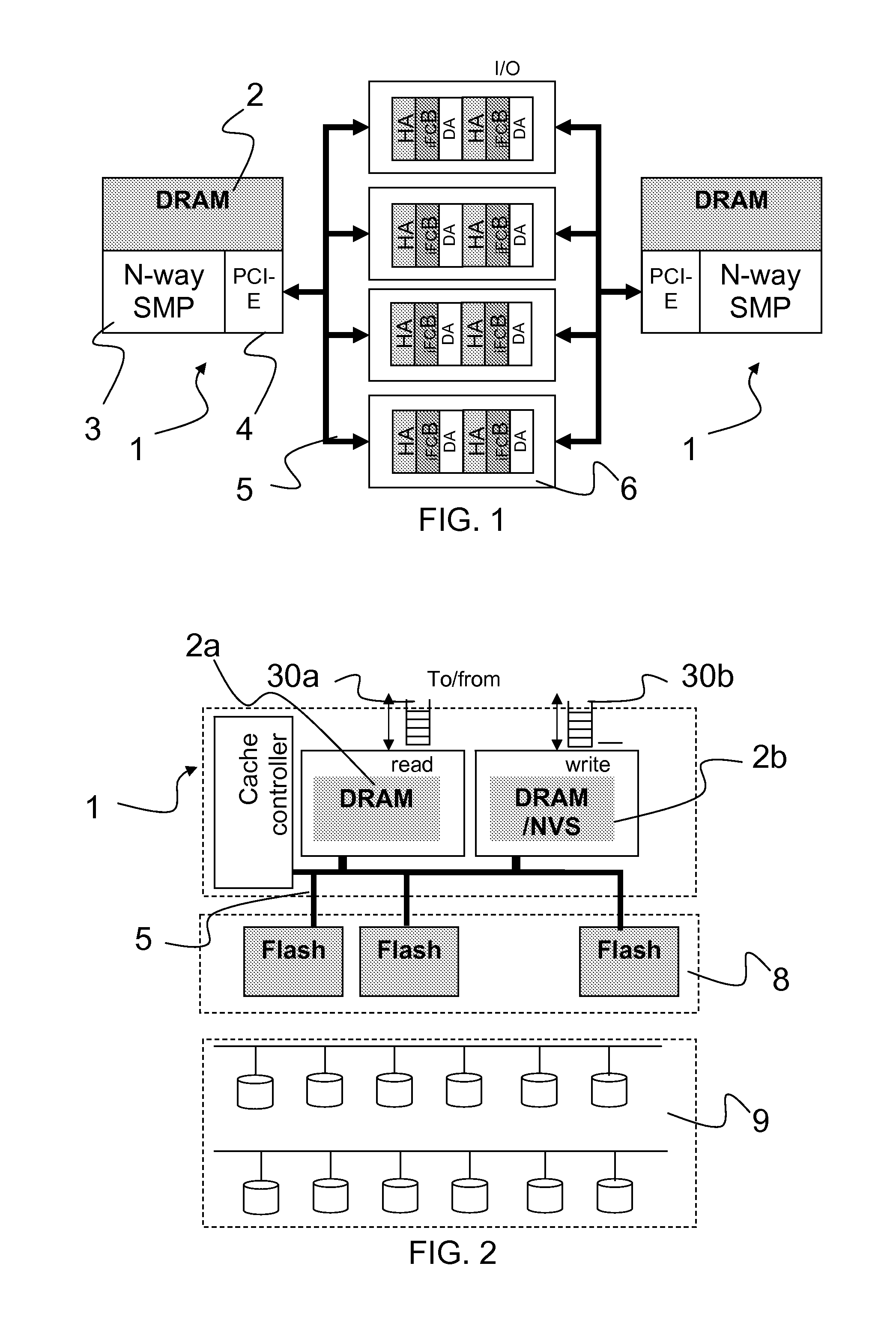 Cache memory management in a flash cache architecture