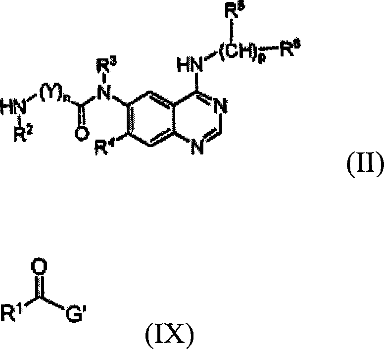 Quinazoline derivatives for inhibiting cancer cell growth and method for the preparation thereof