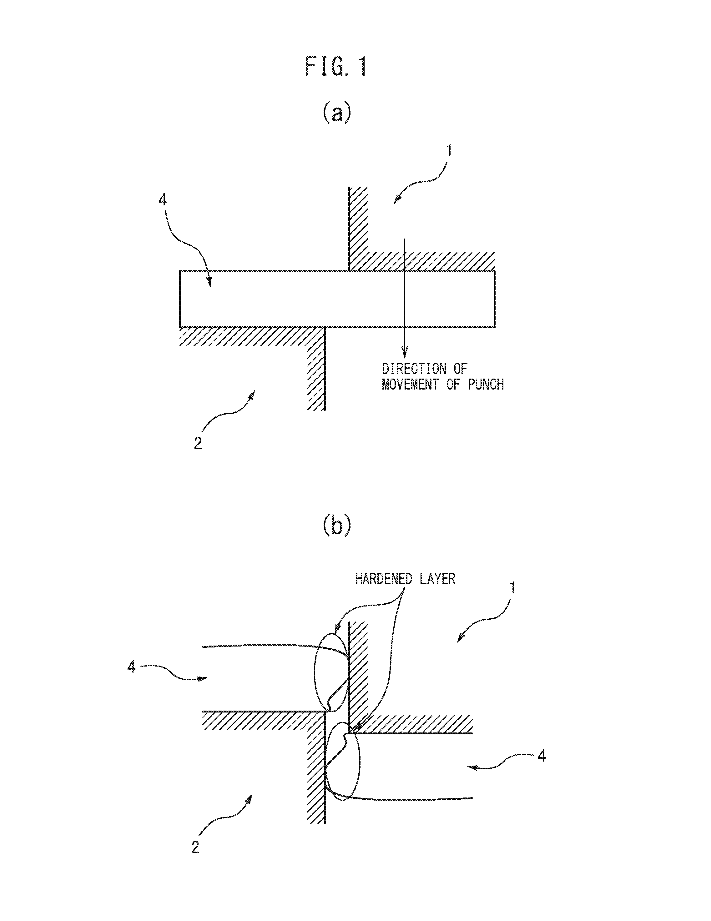 Tooling for punching steel sheet and punching method