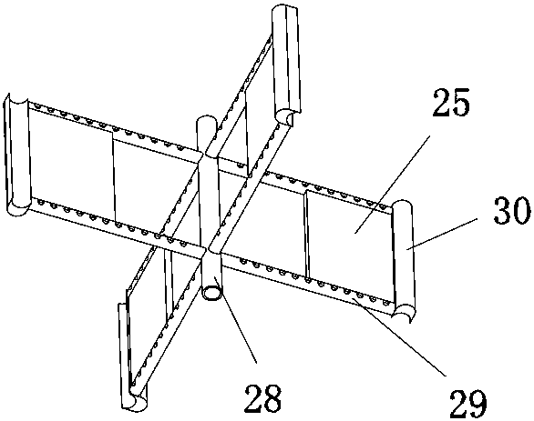 Gravel filtering device for coastal engineering construction