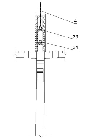 Construction method of steel-concrete mixed Y-shaped tower of low-pylon cable-stayed bridge