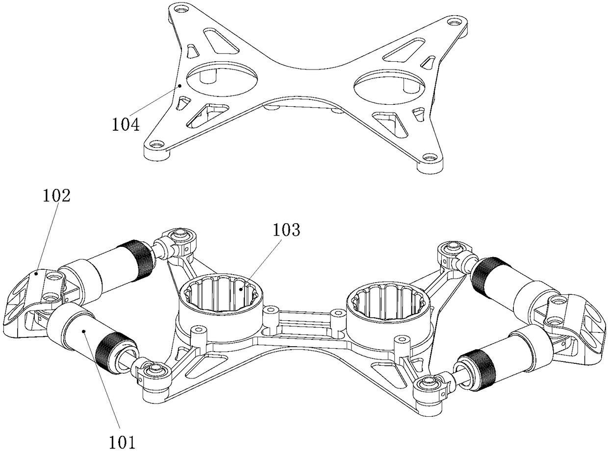 Damping mechanism and unmanned aerial vehicle