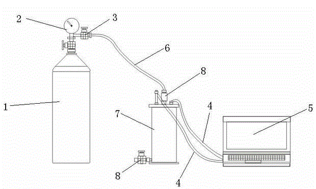 Calibration method and device for dissolved oxygen sensor