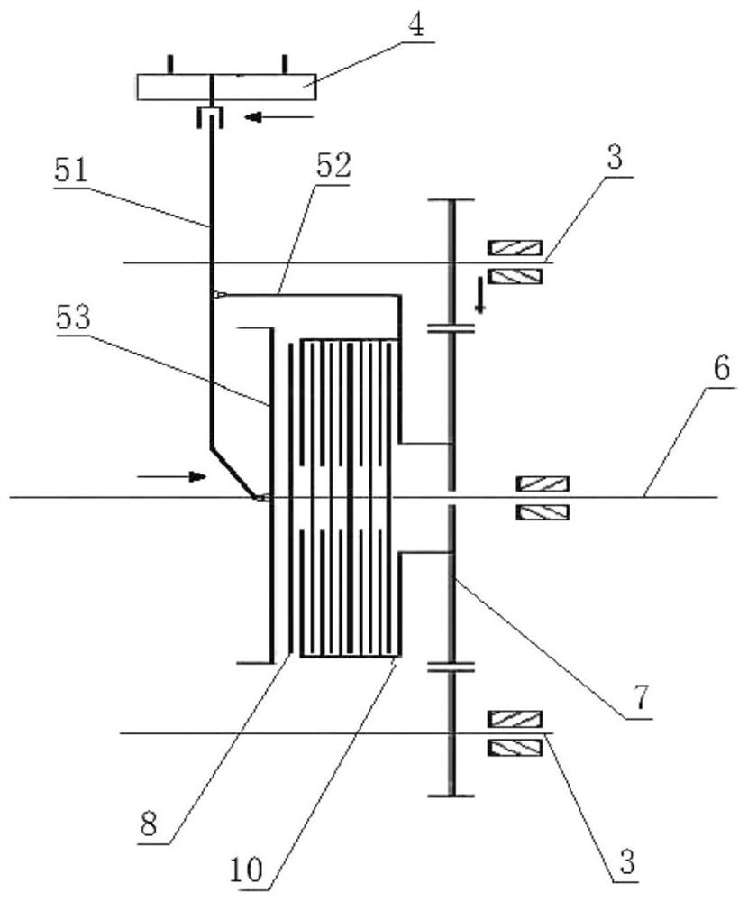 Gearbox with uninterrupted shifting torque and shifting method