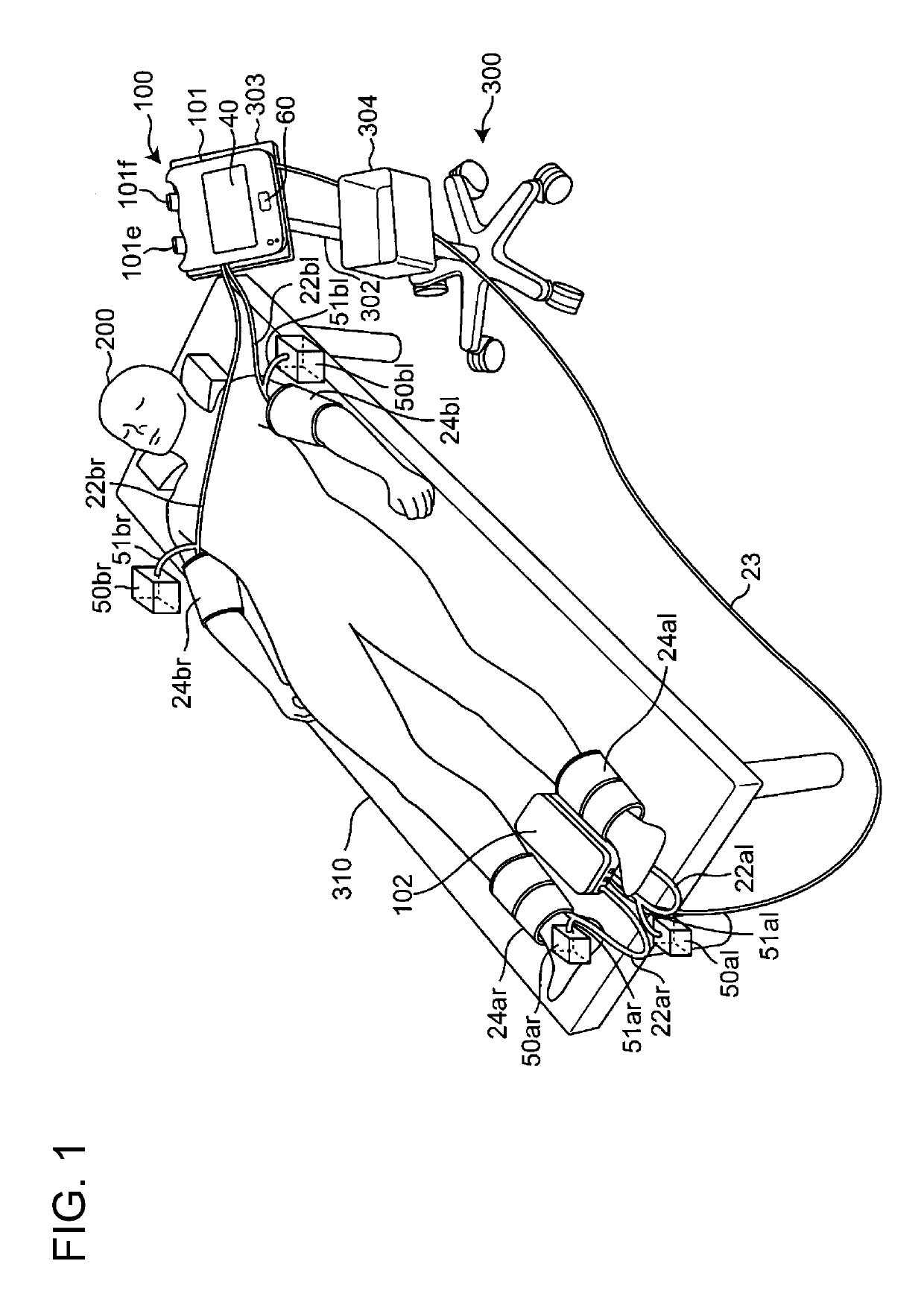 Blood pressure pulse wave measurement apparatus