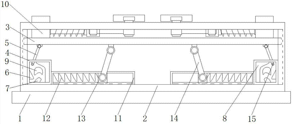 Clamping structure of circuit board