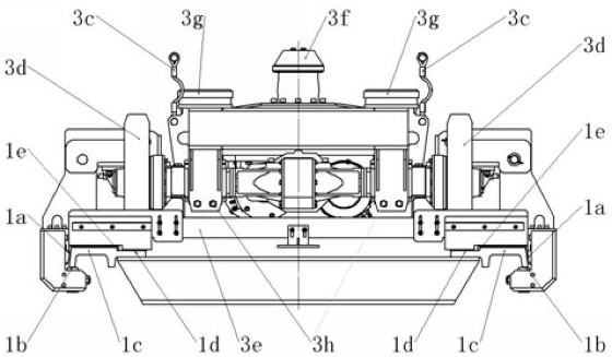 Maglev train traction maintenance engineering vehicle
