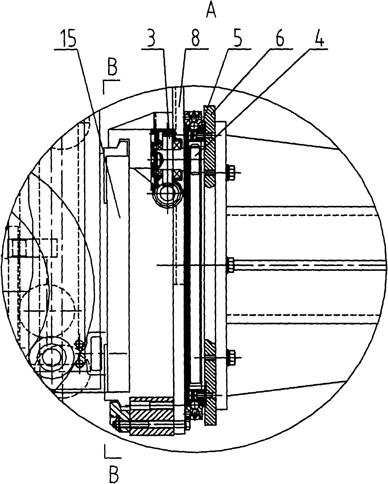 Fork lift with feeding mechanism