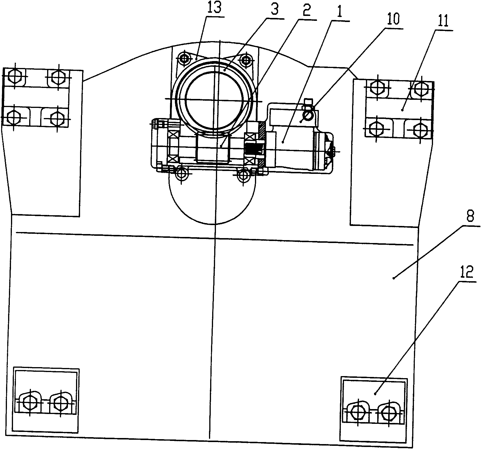 Fork lift with feeding mechanism