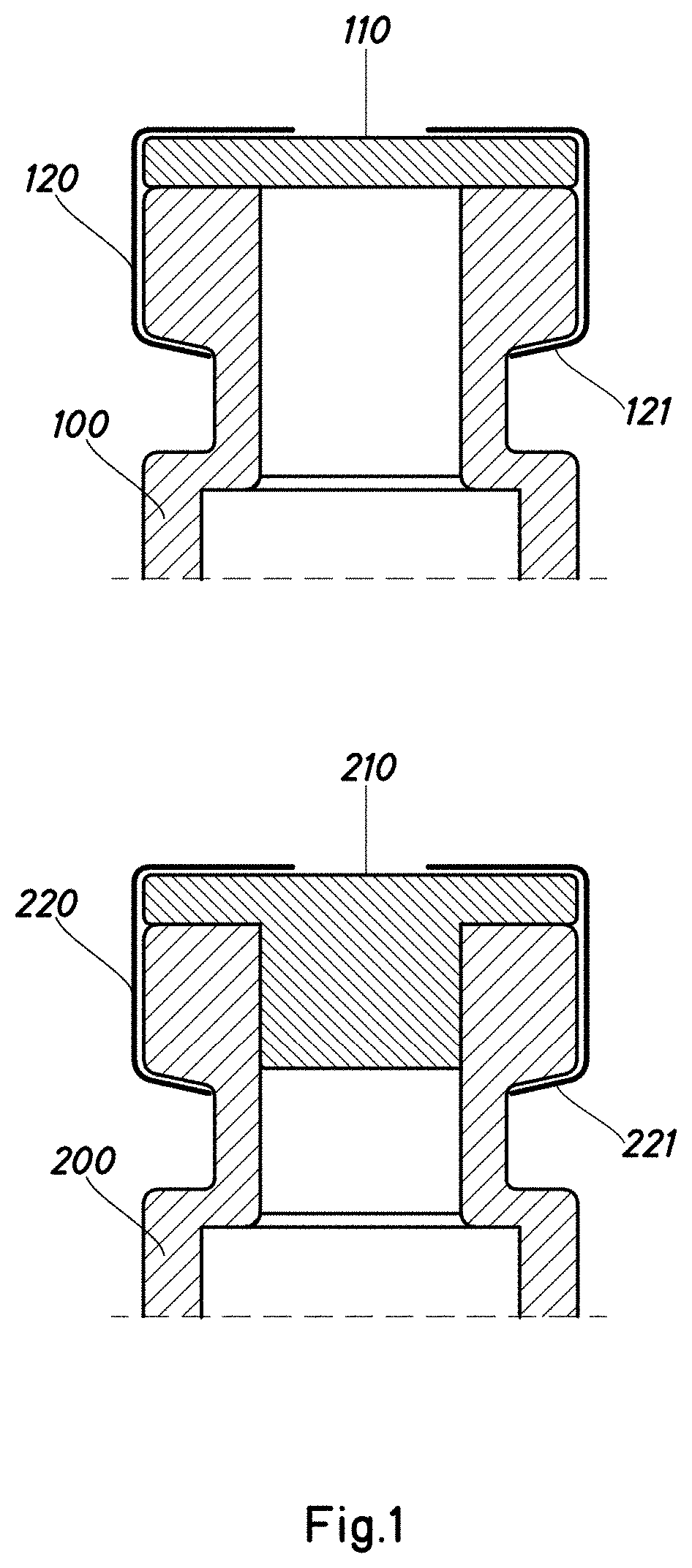 Method and device for detecting defects in the closure of encapsulated vials