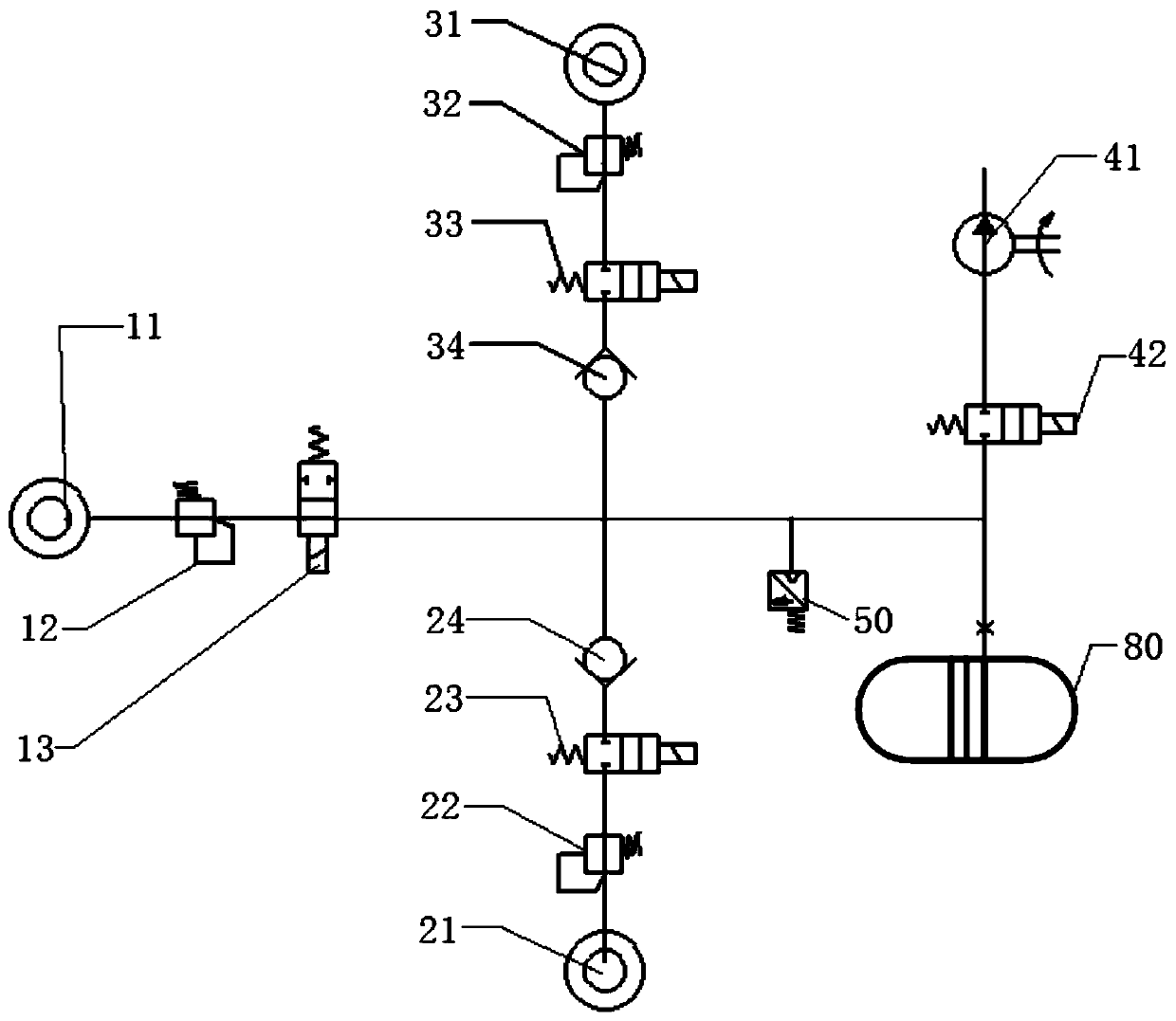 A water system leak detection device and method