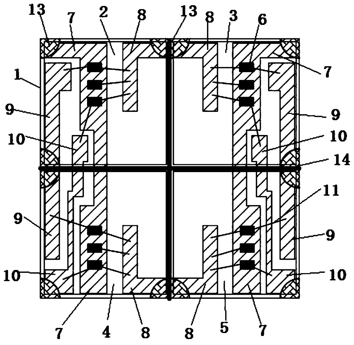 An LED display unit group and a display panel