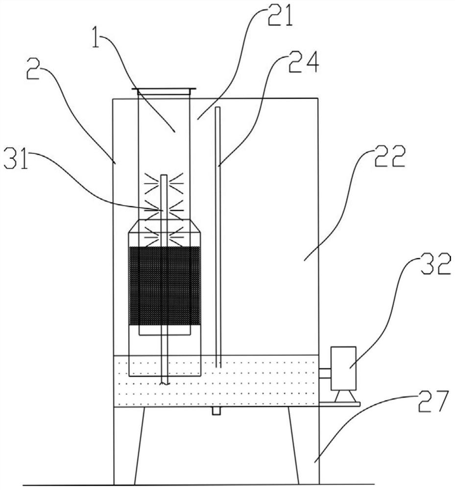 Tail gas treatment device