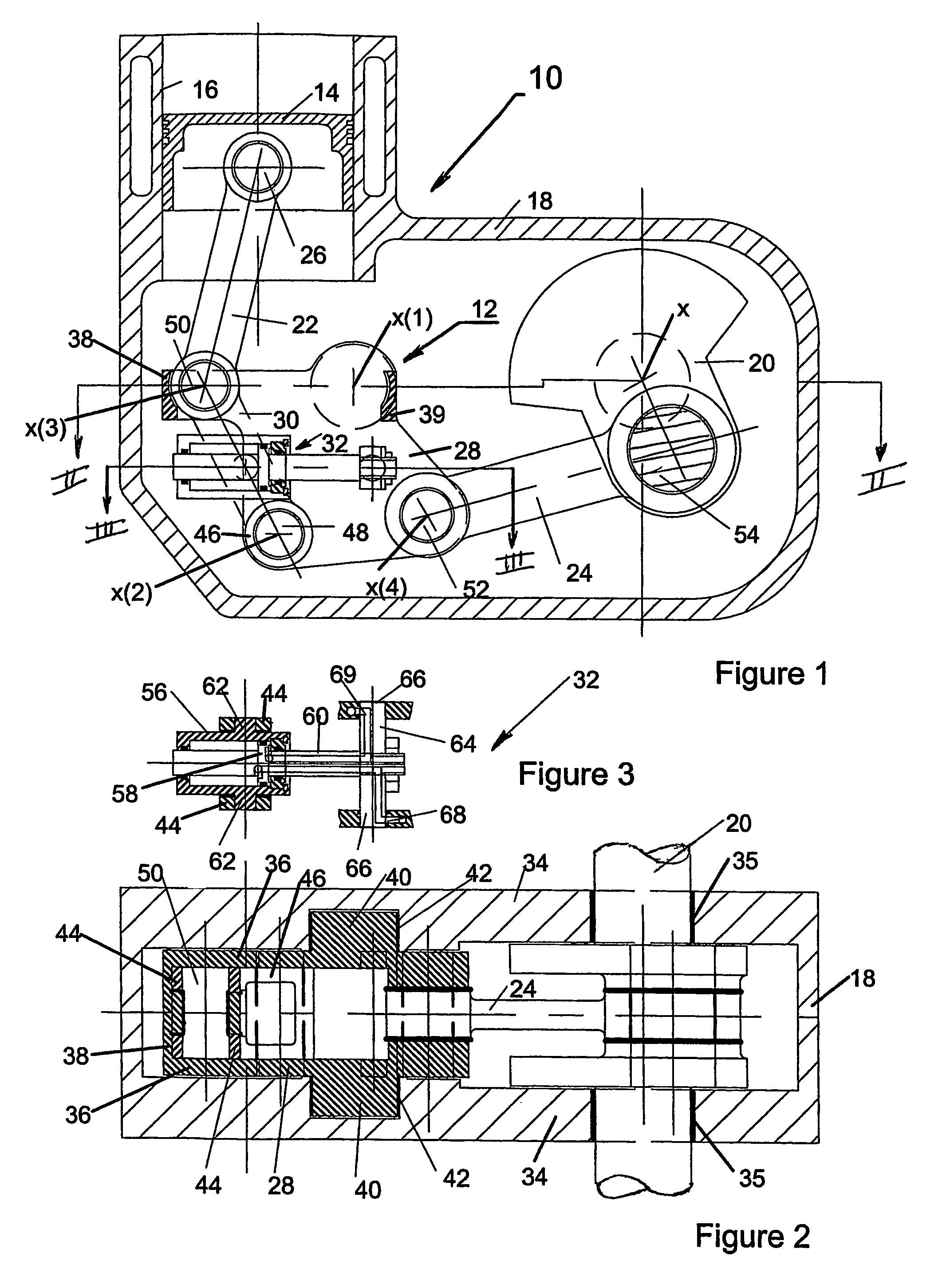 Mechanism for internal combustion piston engines