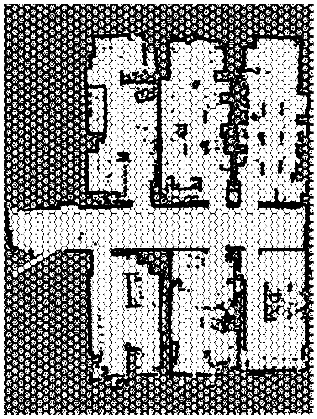 Robot navigation space reduction method