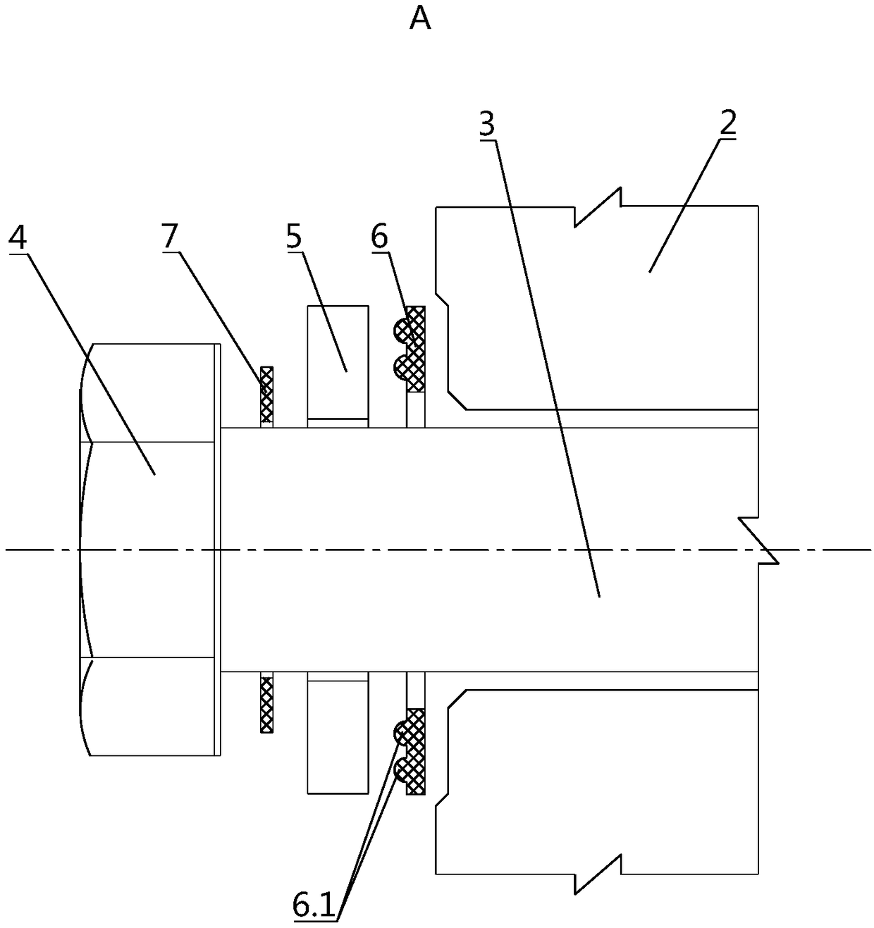 A waterproof structure and construction method for bolt hole of shield tunnel segment