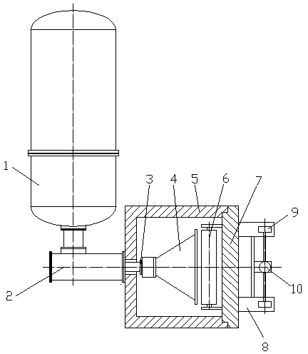 Horizontal type self-shielding accelerator