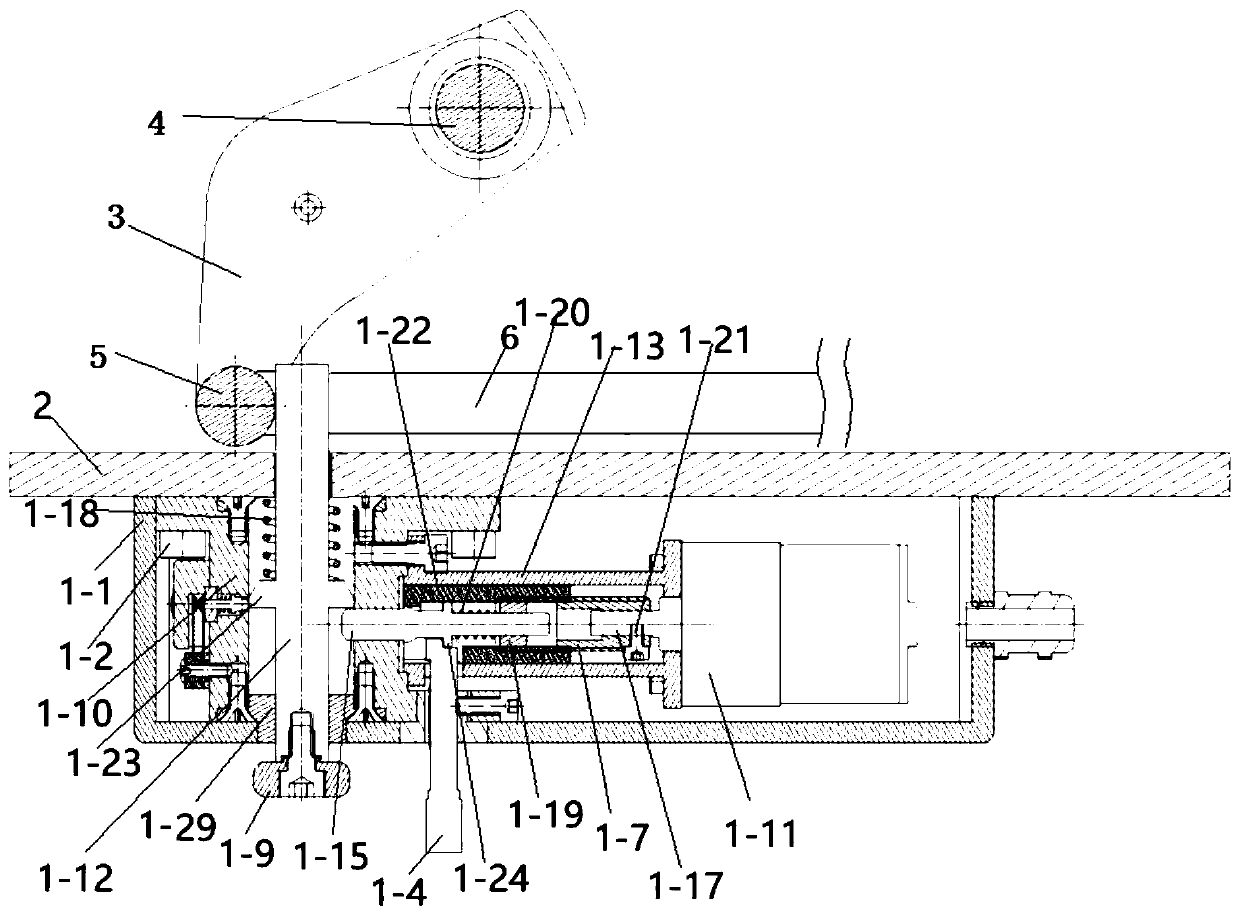 Breechblock locking device for coaxial push-pull type DF 37 millimeter antiaircraft gun and controlling method