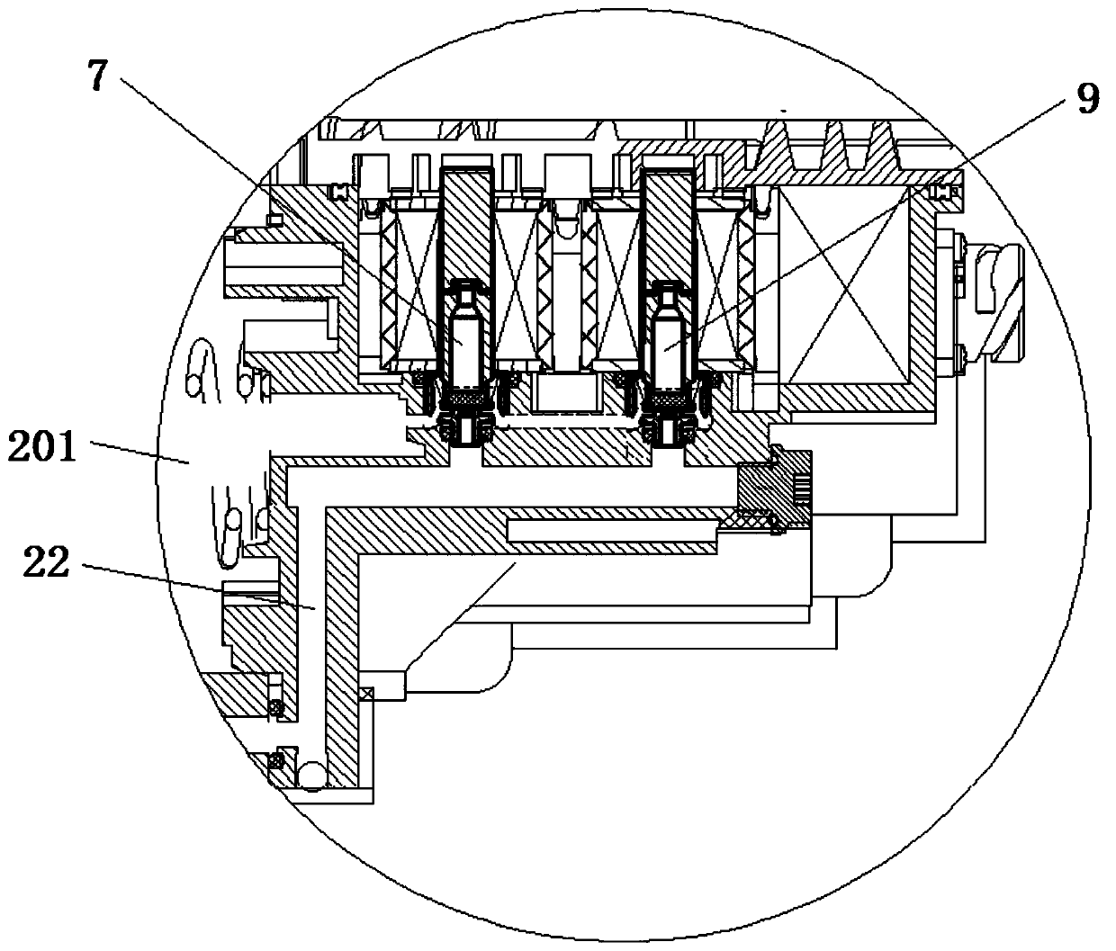 Electrical control clutch booster