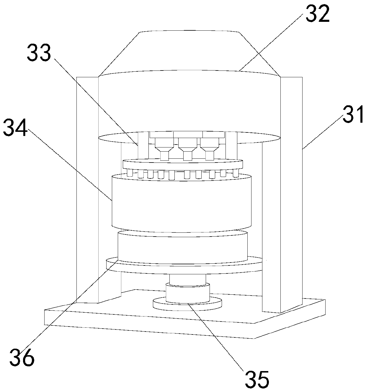 Clean dough dicing machine