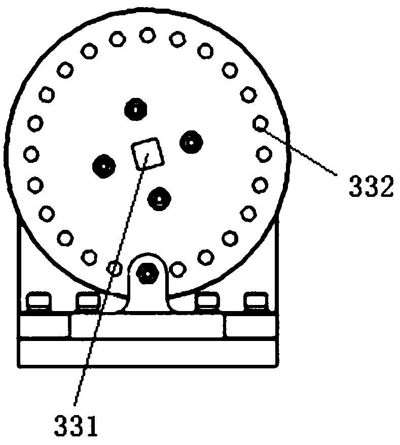 Mechanism for detecting torque performance of space torsion spring maintaining working state for long time