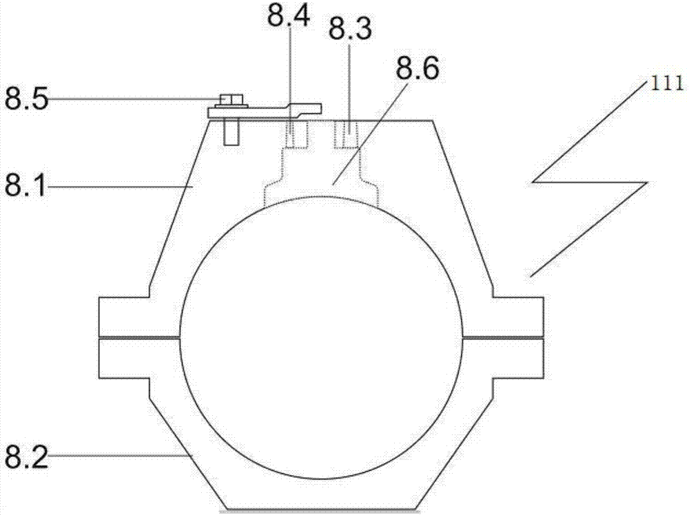 A connecting method for a valve core and a floating pipe