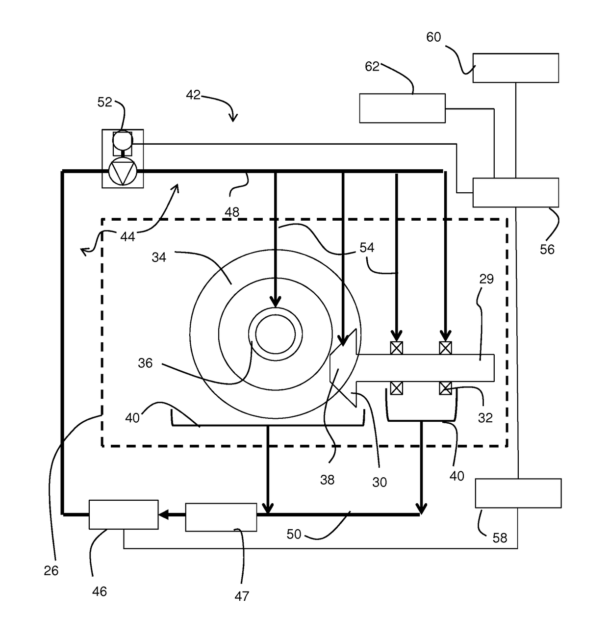 Lubricating system for a vehicle transmission component, vehicle therewith, and method of lubricating a transmission component