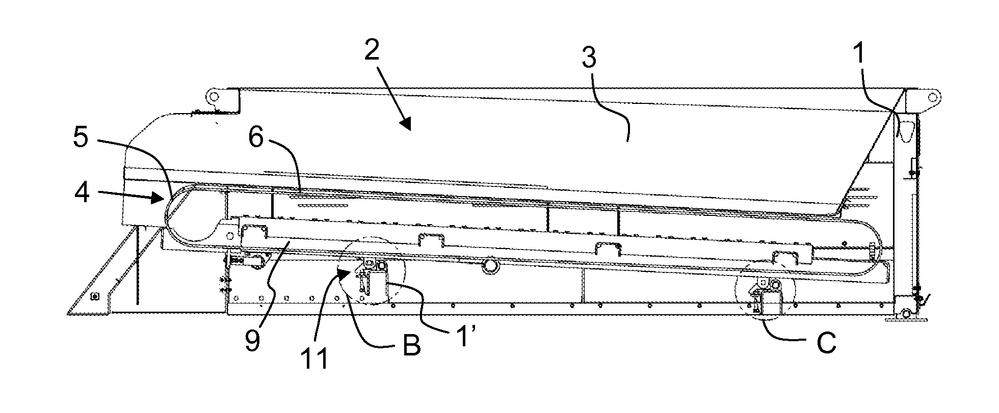 Mineral material feed apparatus, a plant and a method