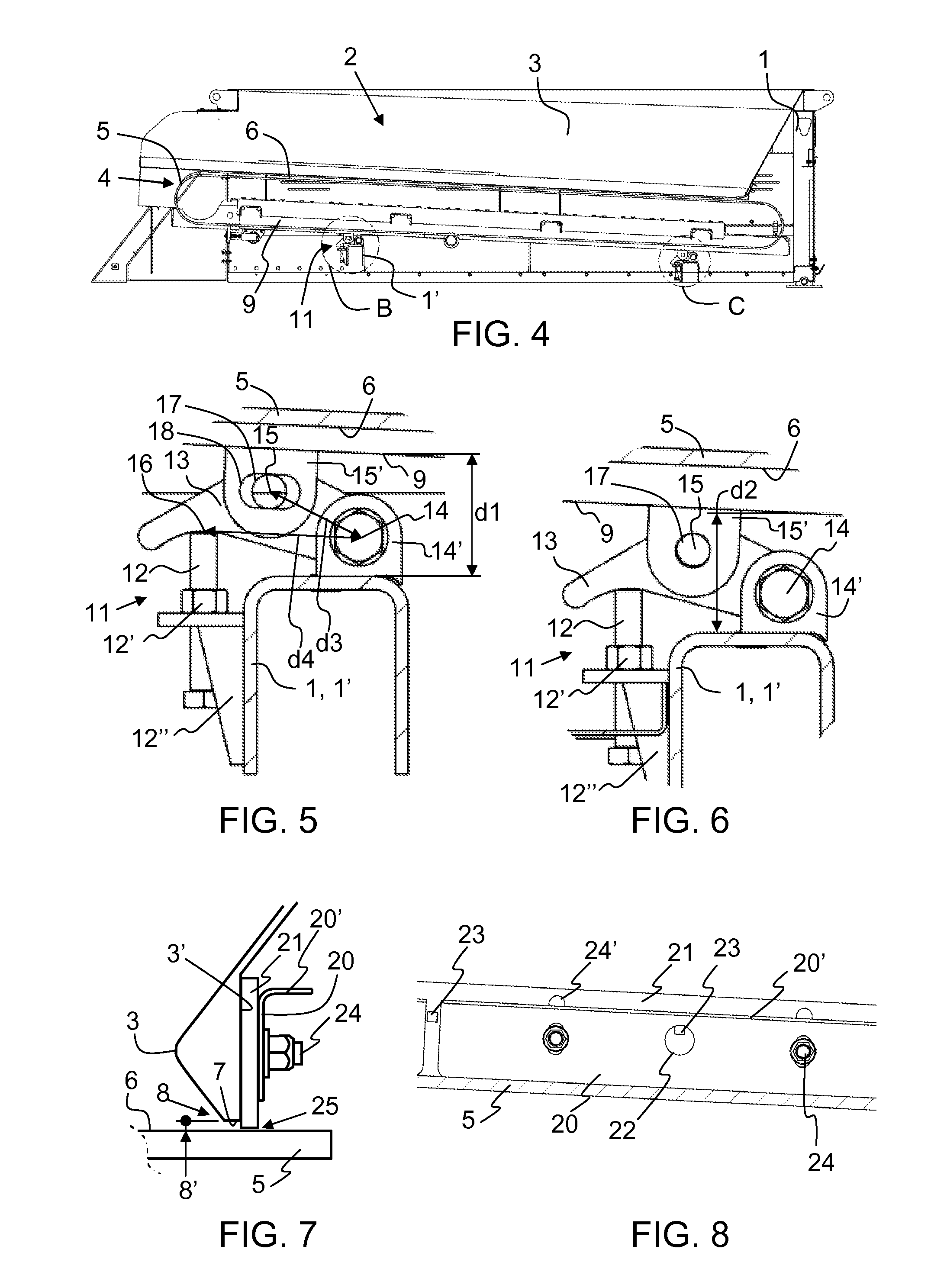 Mineral material feed apparatus, a plant and a method