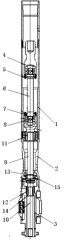 A kind of universal joint transmission device of submersible direct drive screw pump