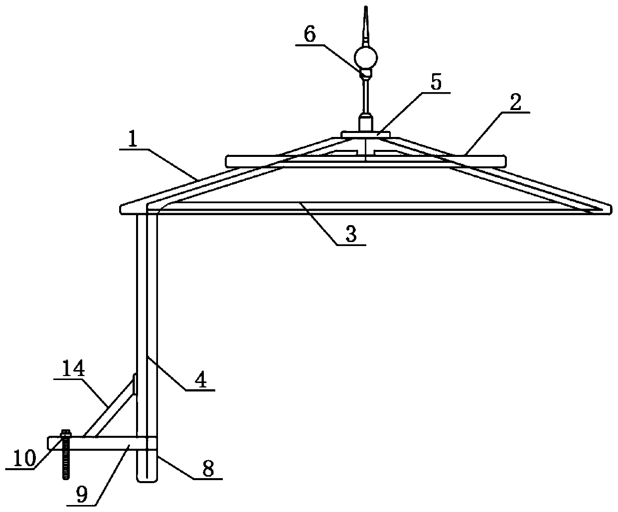 Lightning protection system for ancient building