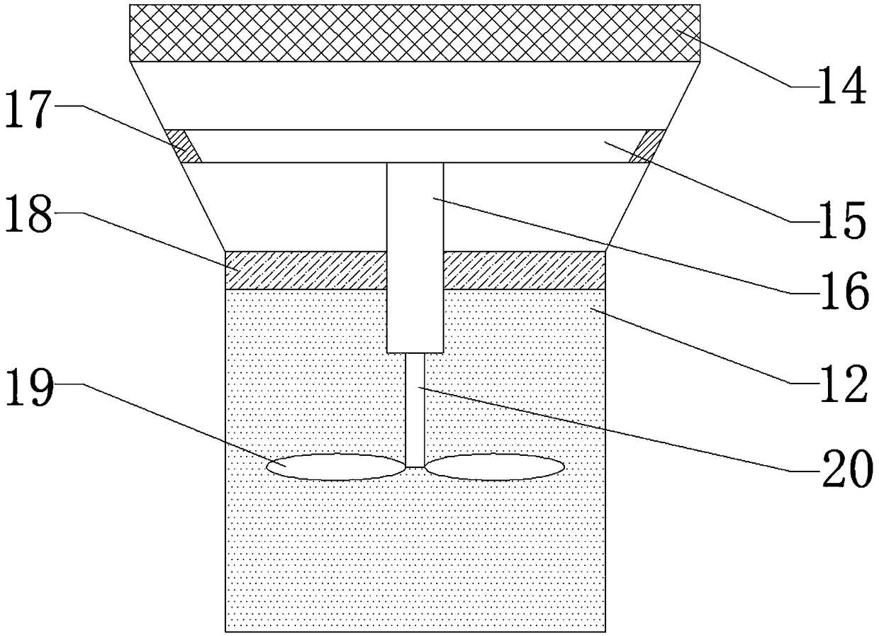 Drainage device applied to bathroom