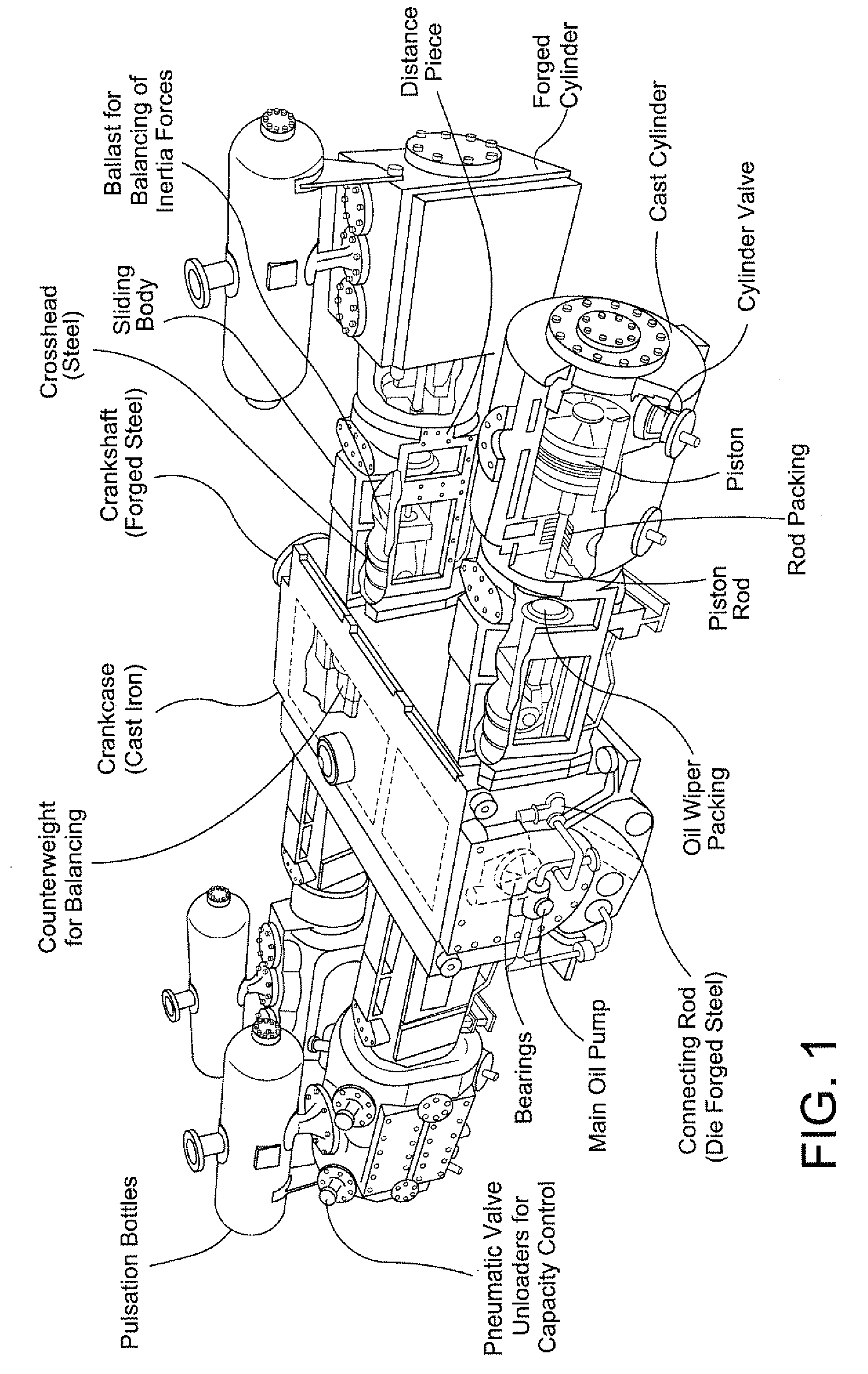 Method for Prevention/Detection of Mechanical Overload in a Reciprocating Gas Compressor