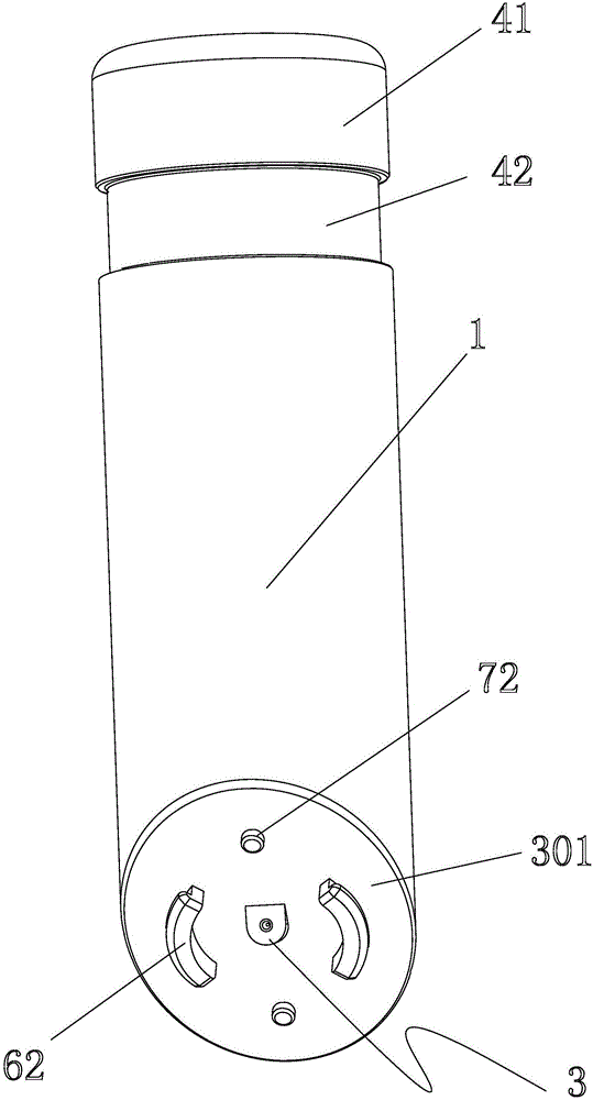 Safe and countable quantitative medicine feeding actuator with buffer device