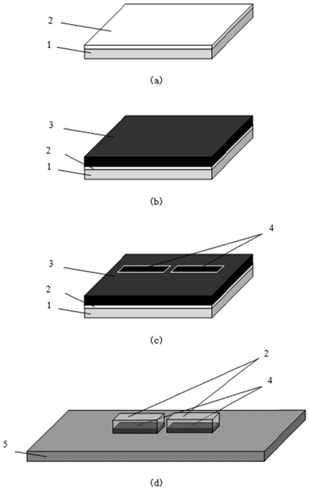 A thermally transferred graphene antenna and its preparation method and application
