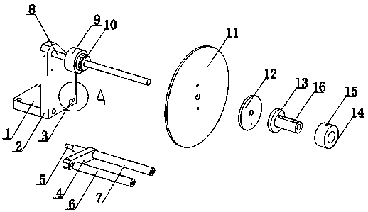 Sleeve-type adjustable rotary-cutting device for thin-walled aluminum pipes