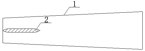 A water outlet channel with flow self-balancing function