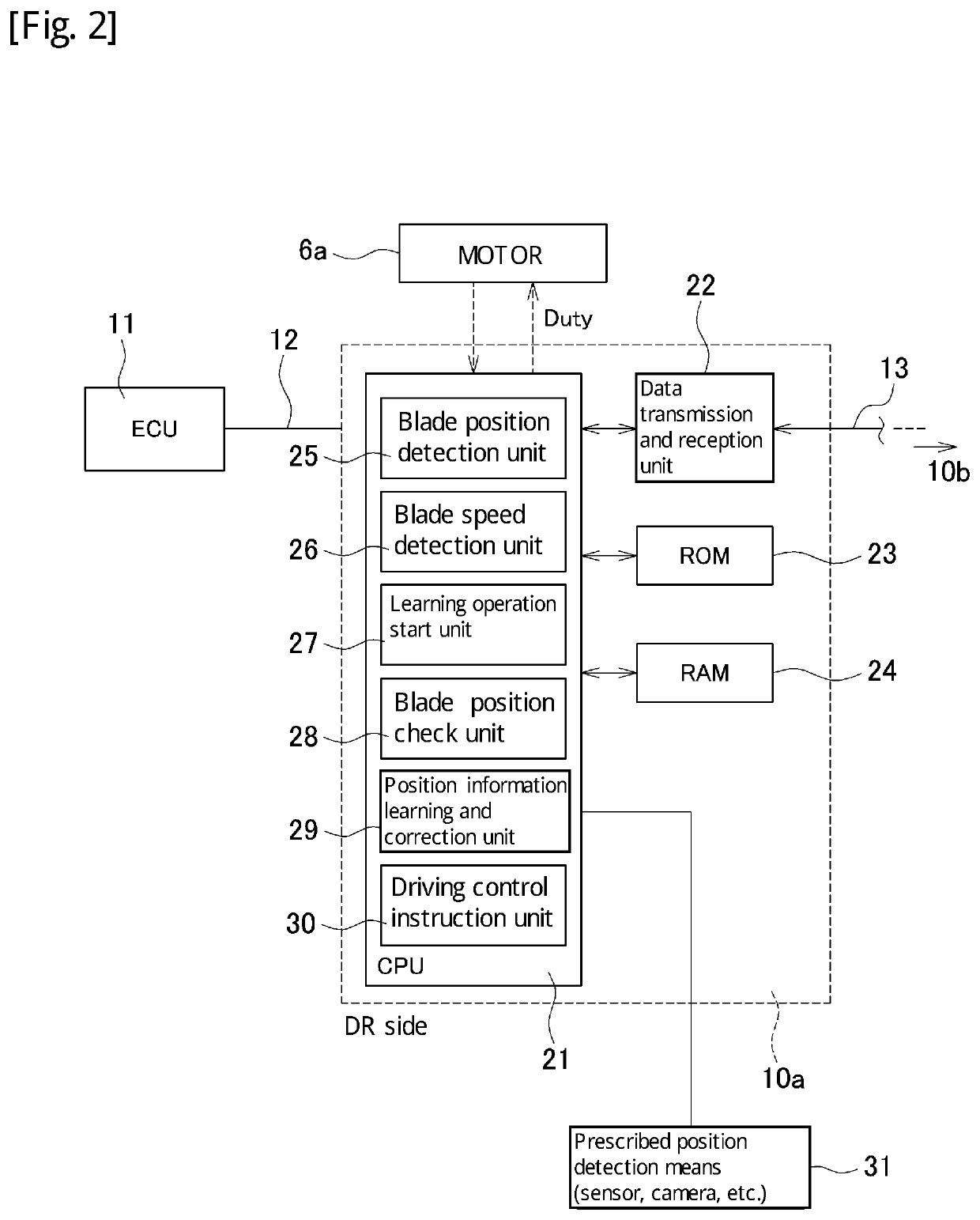 Wiper system and wiper system control method