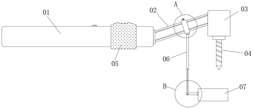 Oral planting positioner drilling device and manufacturing method