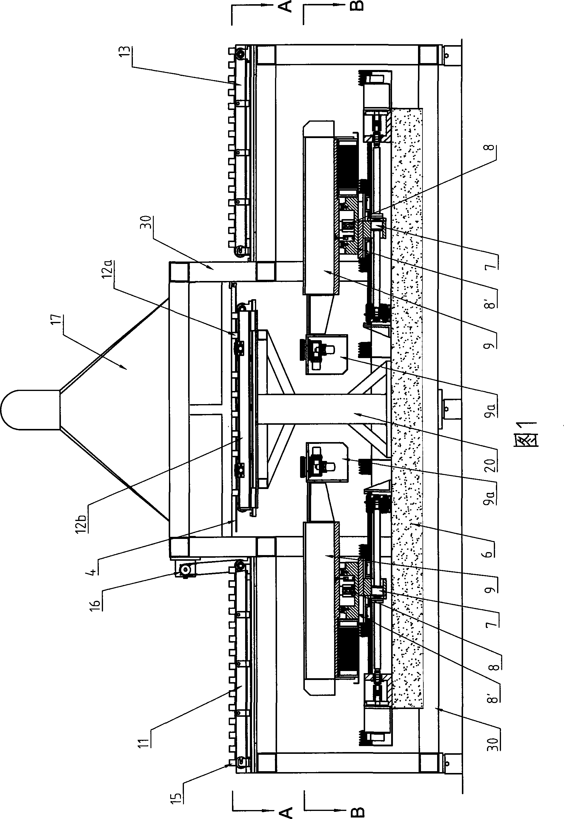 Solar energy film battery laser engraving device and method