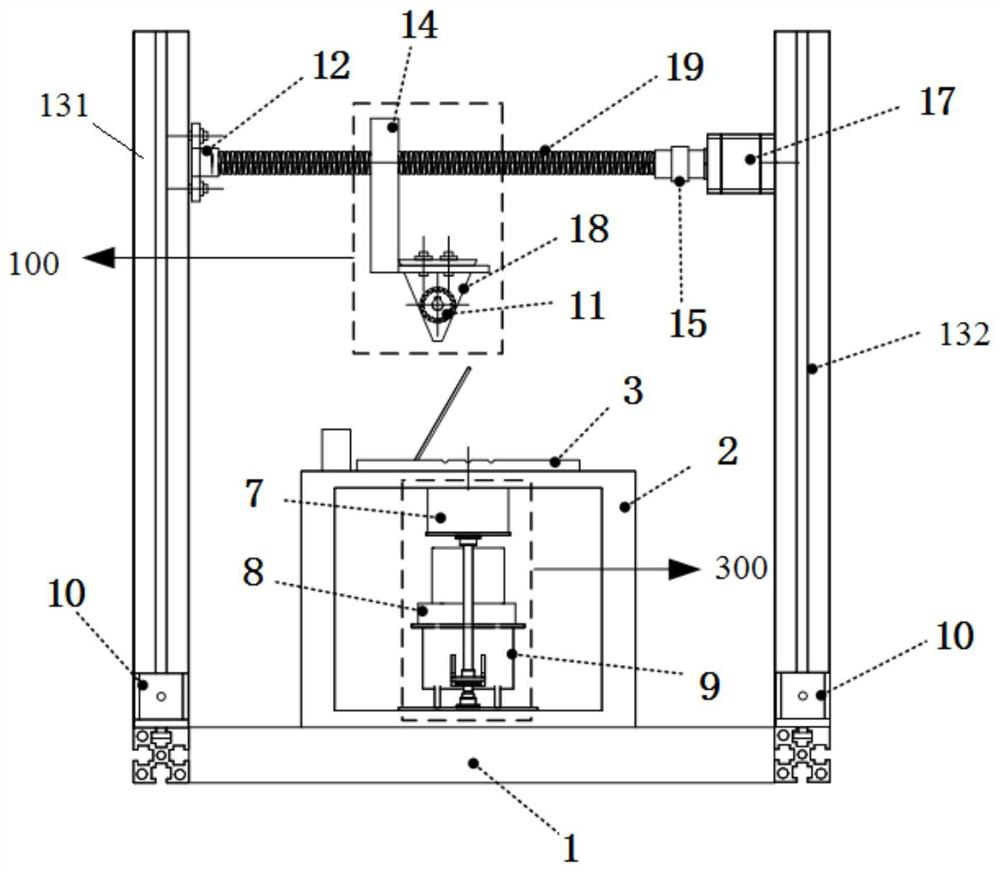 Device and method for preparing multi-scale fiber-reinforced composite materials by electrostatic filament separation