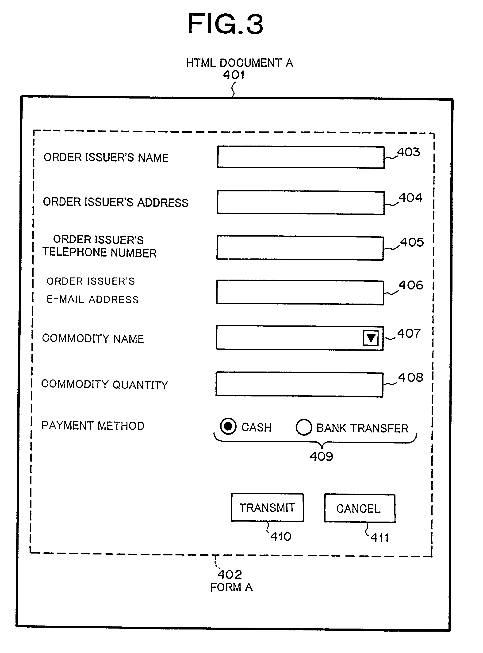 Commodity order issuing and accepting method, system thereof, and commodity order accepting apparatus