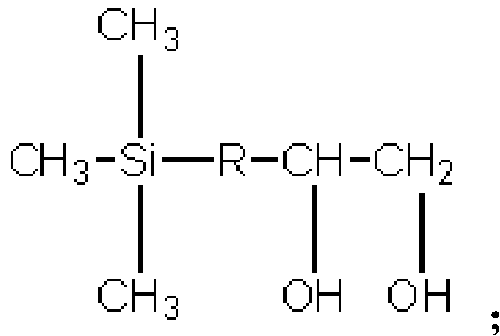 Dihydric alcohol modified polyester fibers with trimethylsilyl lateral groups and preparation method thereof