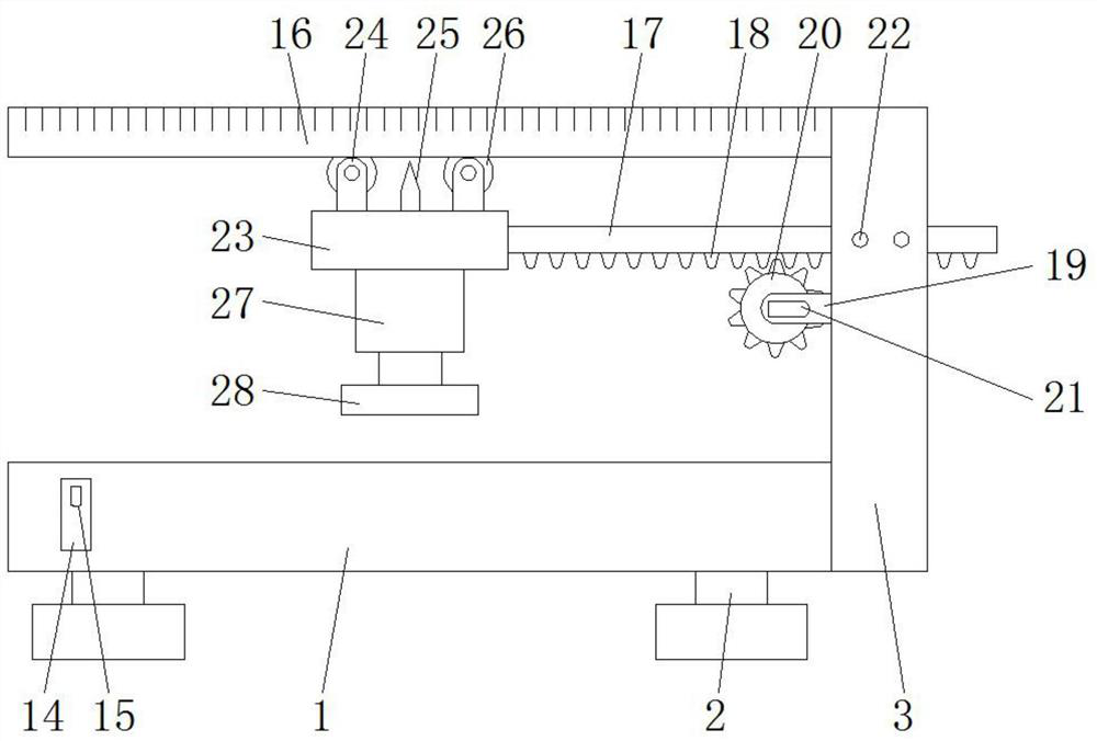 Machining device for anti-skid composite steel plate