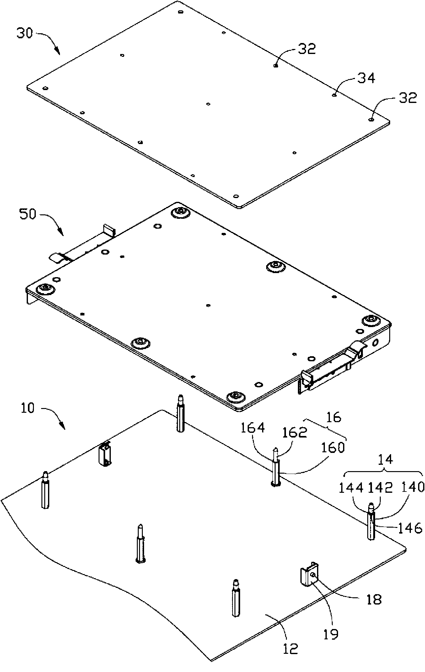Server and buckling mechanism thereof