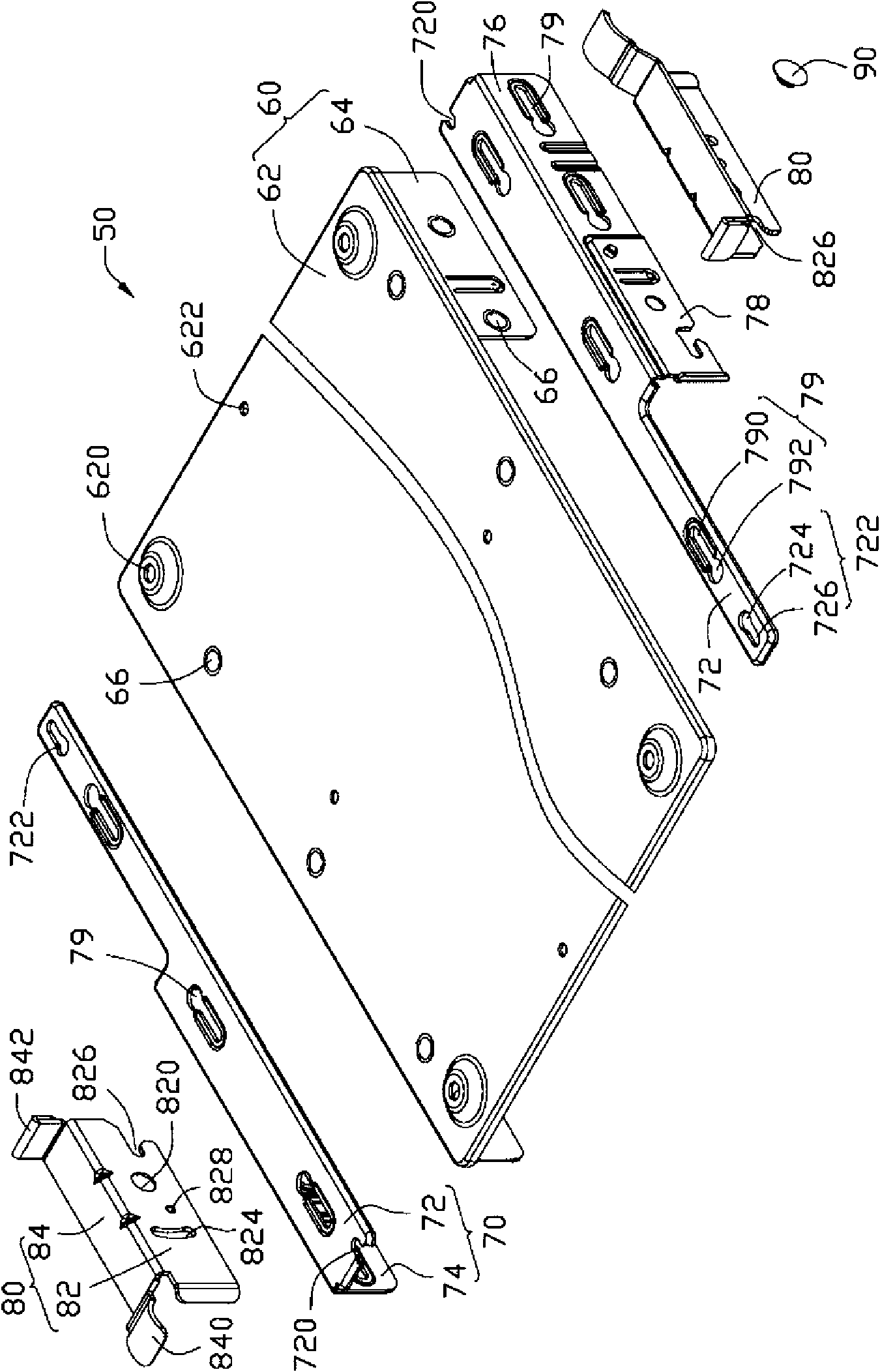 Server and buckling mechanism thereof