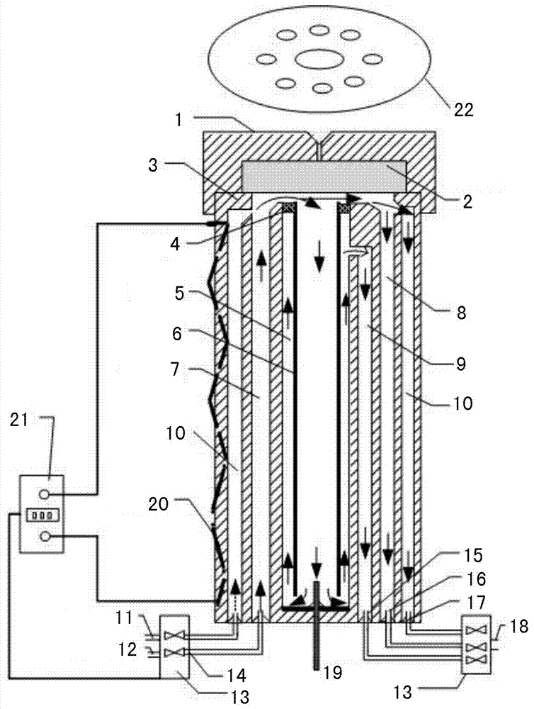 Universal sampler, gas chromatograph and hyphenated spectrometer