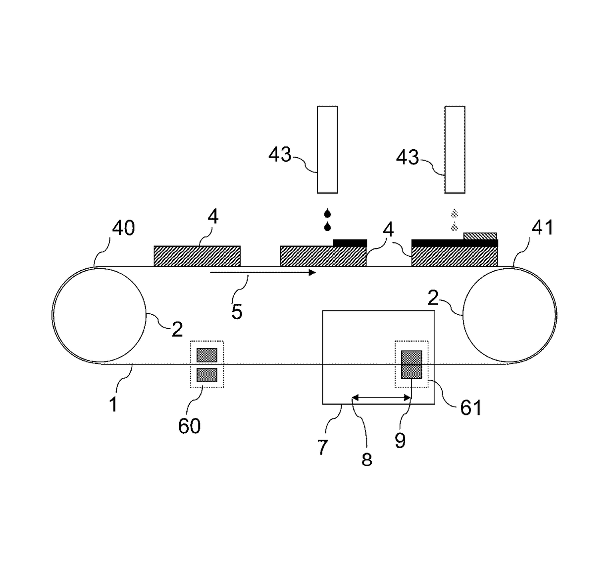 Belt step conveyor system