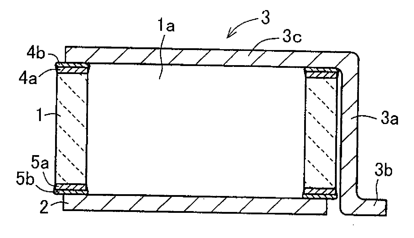 Container for Electric Energy Storage Device, and Battery and Electric Double Layer Capacitor Using the Same